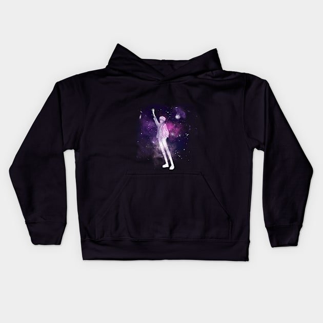 To the space station Kids Hoodie by Potaaties